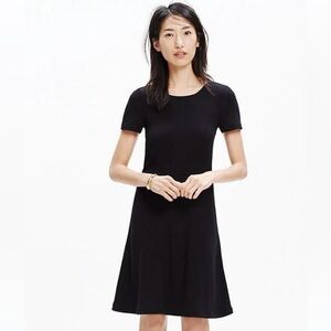 Madewell A-Line Mini Dress, Black Size 4